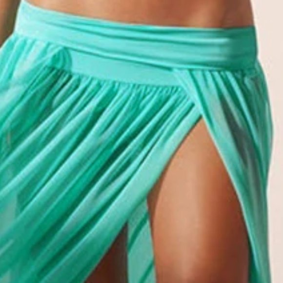 🔥ONLY 1 LEFT 🔥Bikini Cover Up Long Skirt Elastic Waist - Picture 2 of 5